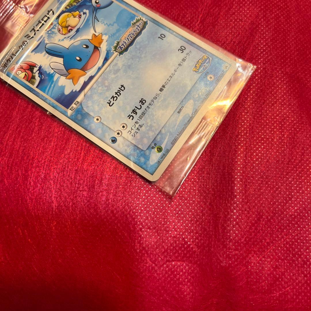 【12/10まで値引き】 ポケパークのミズゴロウ 未開封 048/PCG-P
