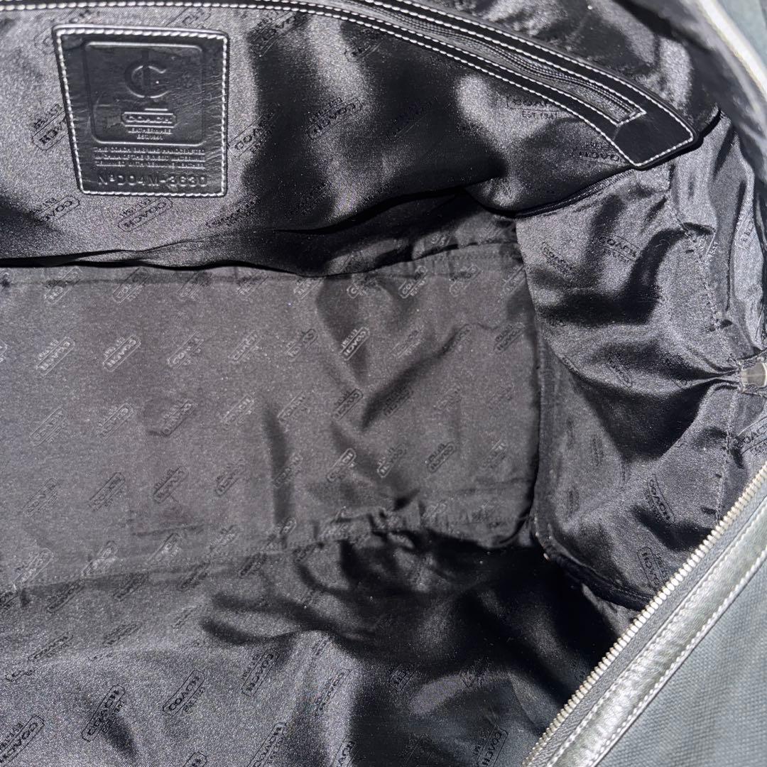 COACH コーチ　牛革　キャンバス　ボストンバック　旅行バック　2wayバック