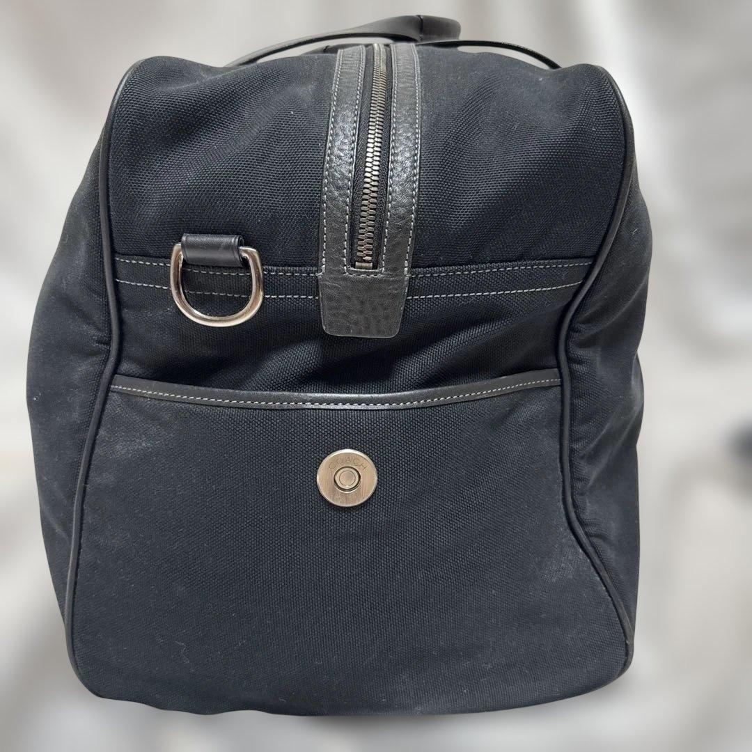 COACH コーチ　牛革　キャンバス　ボストンバック　旅行バック　2wayバック