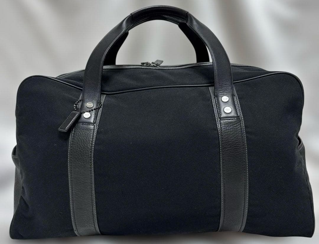 COACH コーチ　牛革　キャンバス　ボストンバック　旅行バック　2wayバック