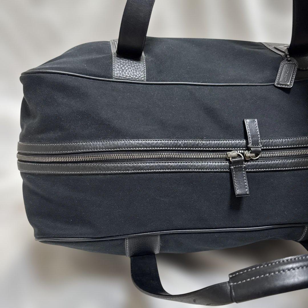 COACH コーチ　牛革　キャンバス　ボストンバック　旅行バック　2wayバック