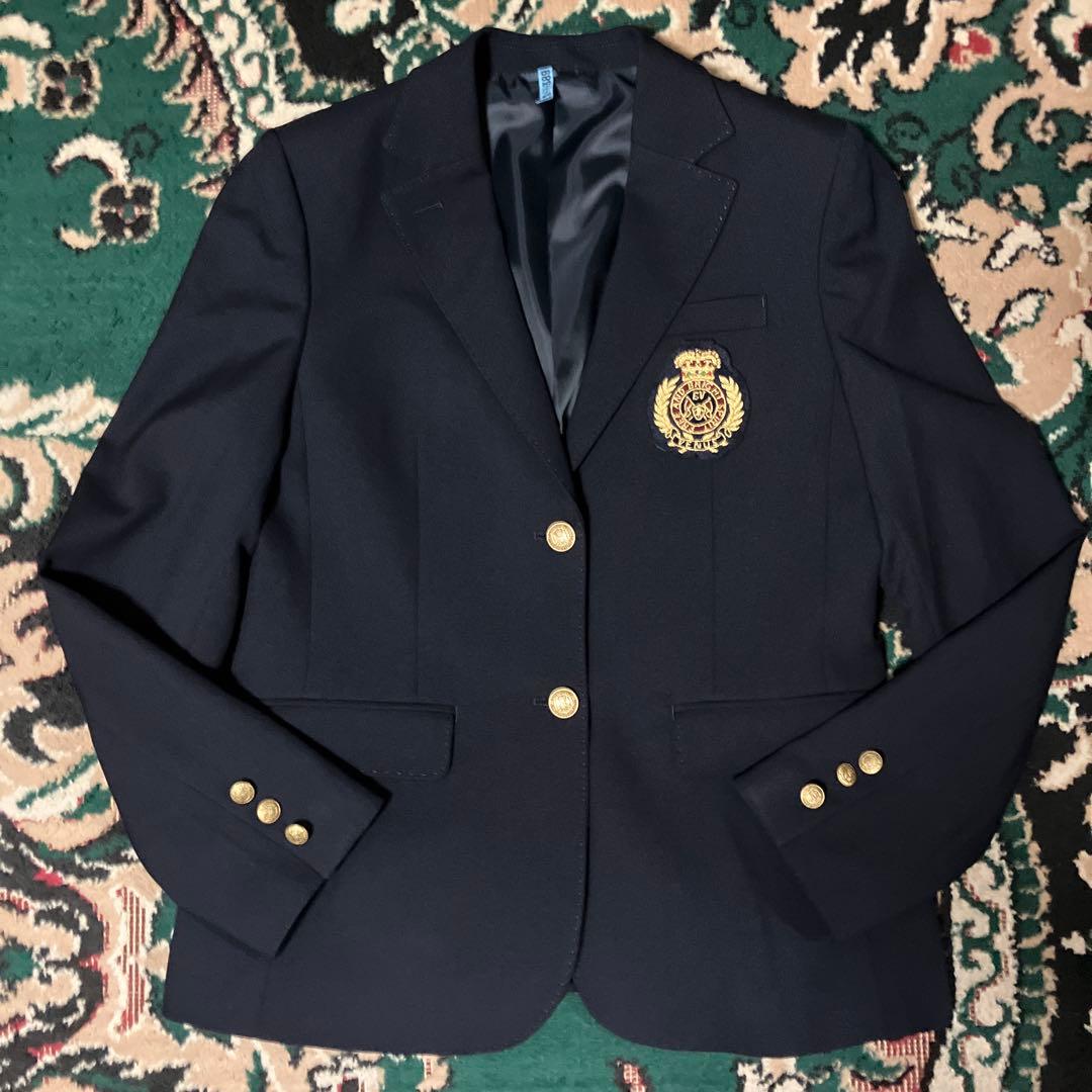 クリーニング済　高級　イーストボーイ　11号　紺ブレ　金ボタン　ブレザー