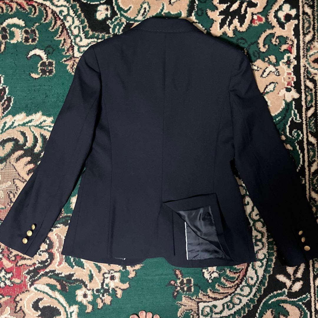 クリーニング済　高級　イーストボーイ　11号　紺ブレ　金ボタン　ブレザー