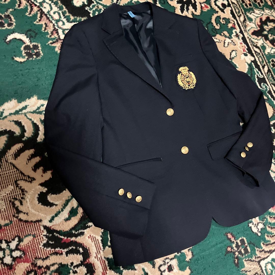 クリーニング済　高級　イーストボーイ　11号　紺ブレ　金ボタン　ブレザー