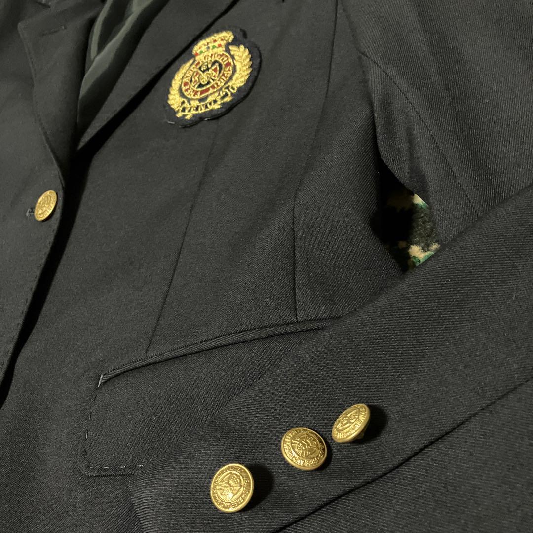 クリーニング済　高級　イーストボーイ　11号　紺ブレ　金ボタン　ブレザー