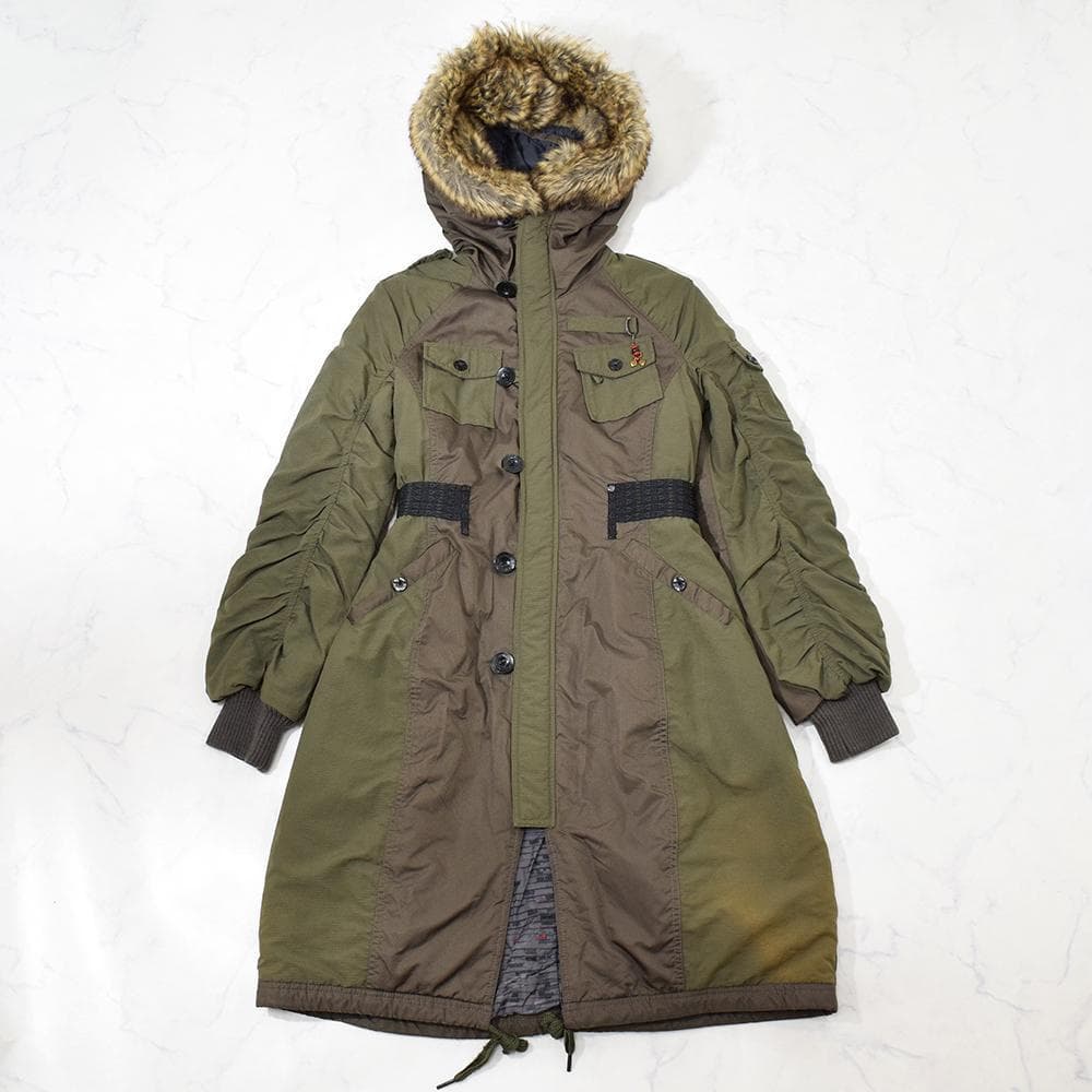 00s y2k archive DIESEL n-3b ミリタリーコート XS