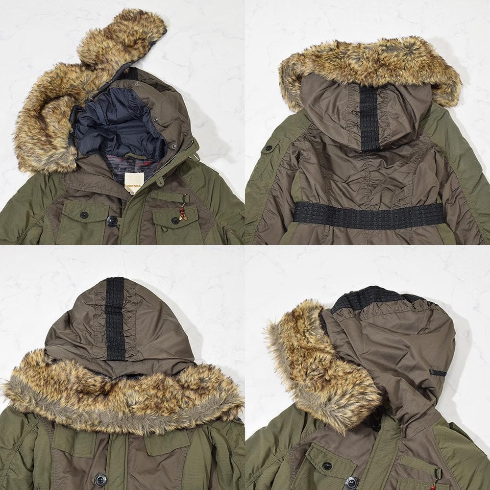 00s y2k archive DIESEL n-3b ミリタリーコート XS