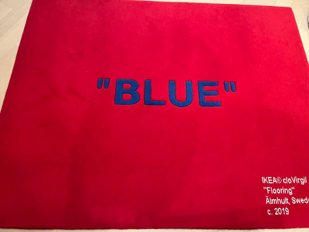 限定値下げ【激レア・美品】IKEA ラグ OFF-WHITE ヴァージルアブロー