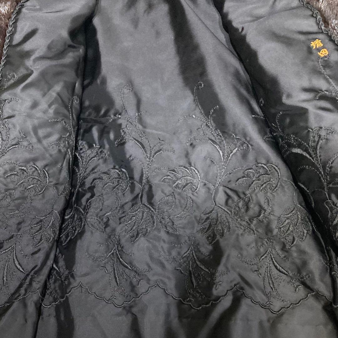 なめし◎✨美品✨サガミンク ミンクファー 毛皮 デミバフミンク 総丈83　11号