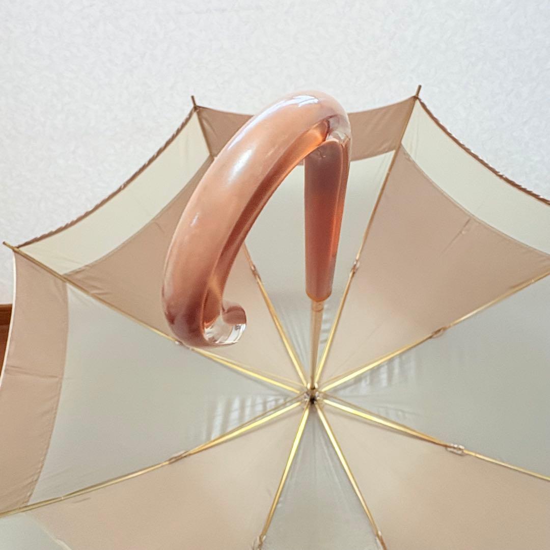 Christian Dior ヴィンテージディオール　晴雨兼用長傘　スケルトン