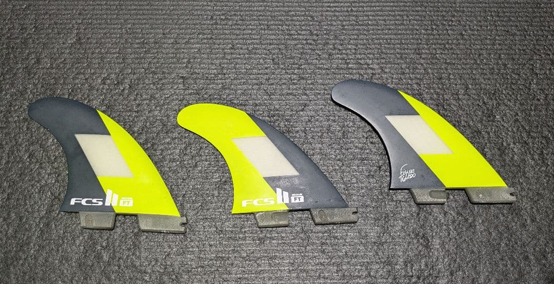 FCS II FT サーフボードフィン 3枚セット
