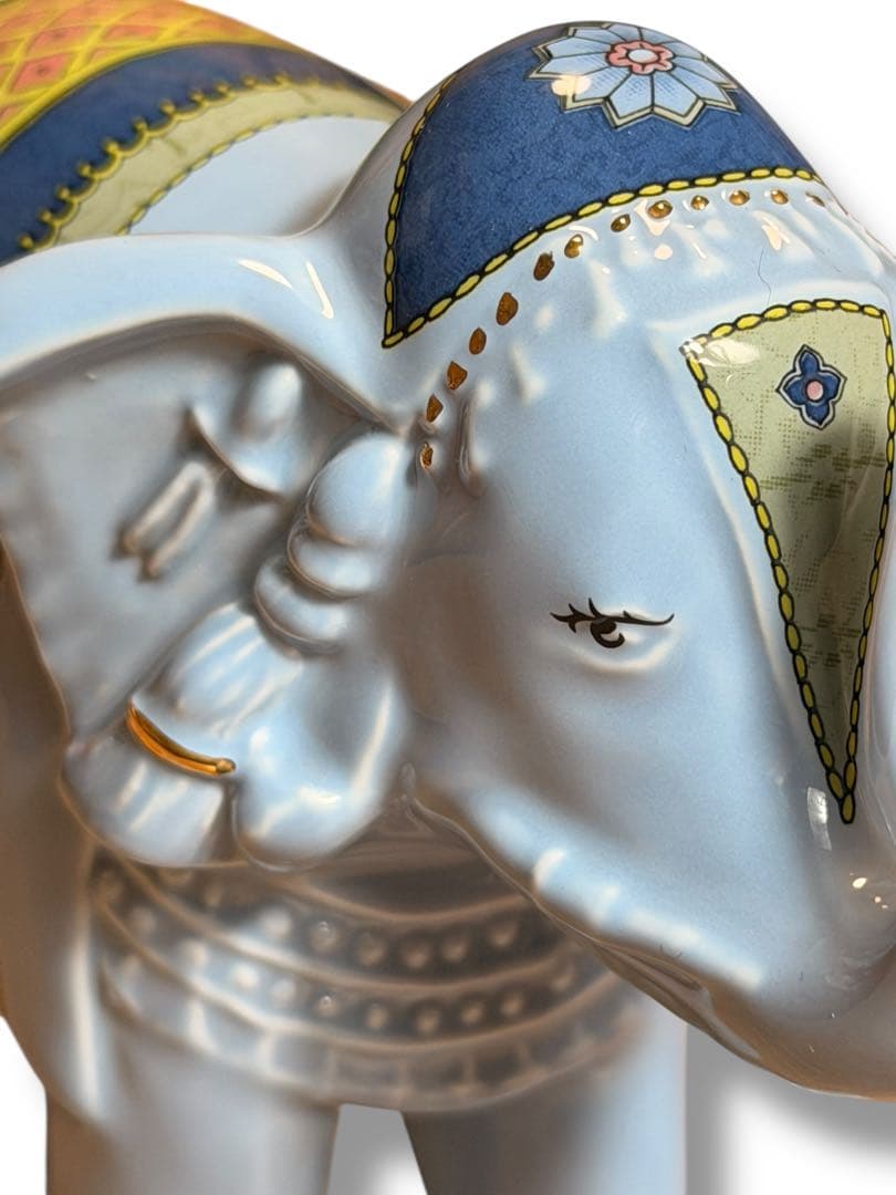 #ウェッジウッド ブルーエレファント フィギュリン 置物