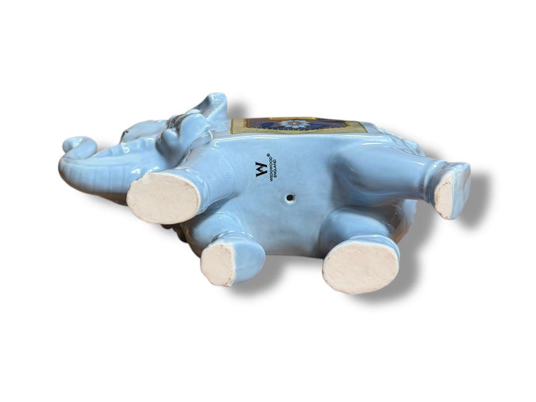 #ウェッジウッド ブルーエレファント フィギュリン 置物