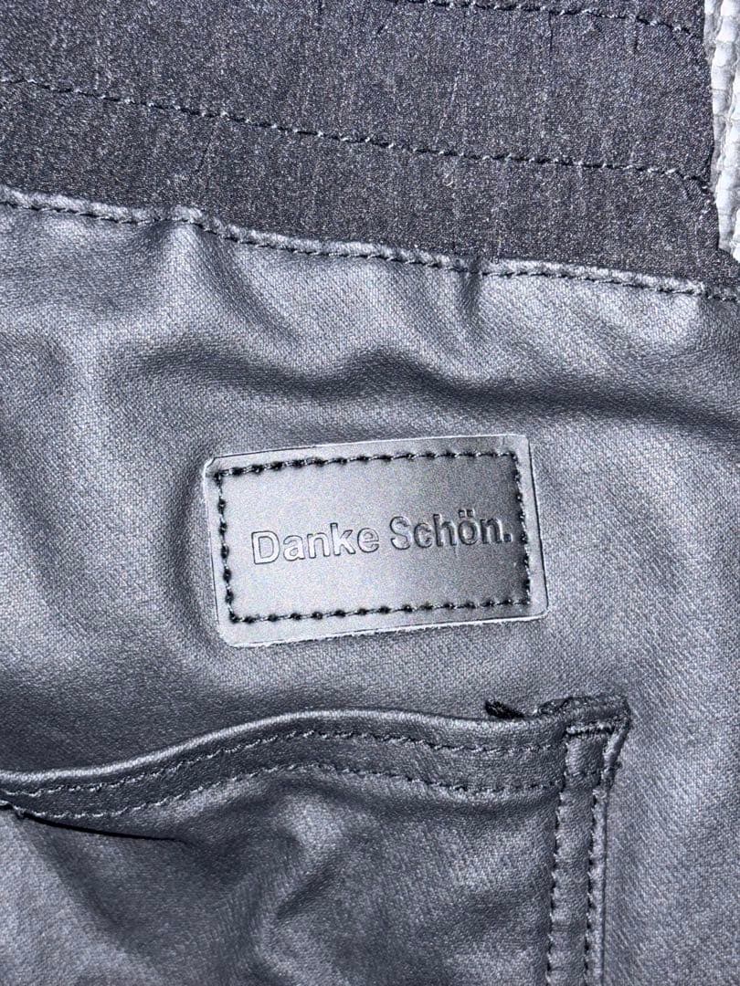 Danke Schön ブラックレザーパンツ 30