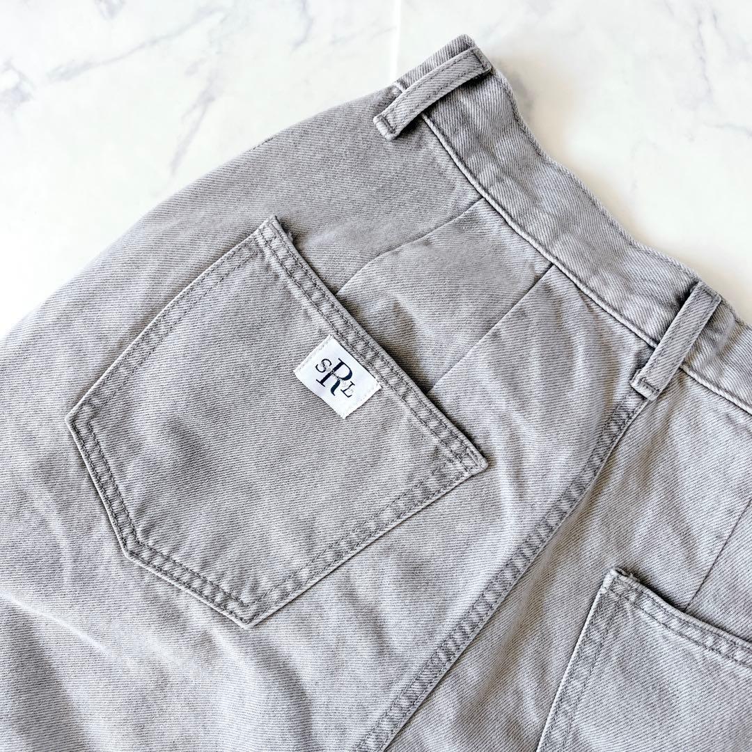 【新品】searoomlynn LOOSEカーゴデニムパンツ　グレー　即完売品