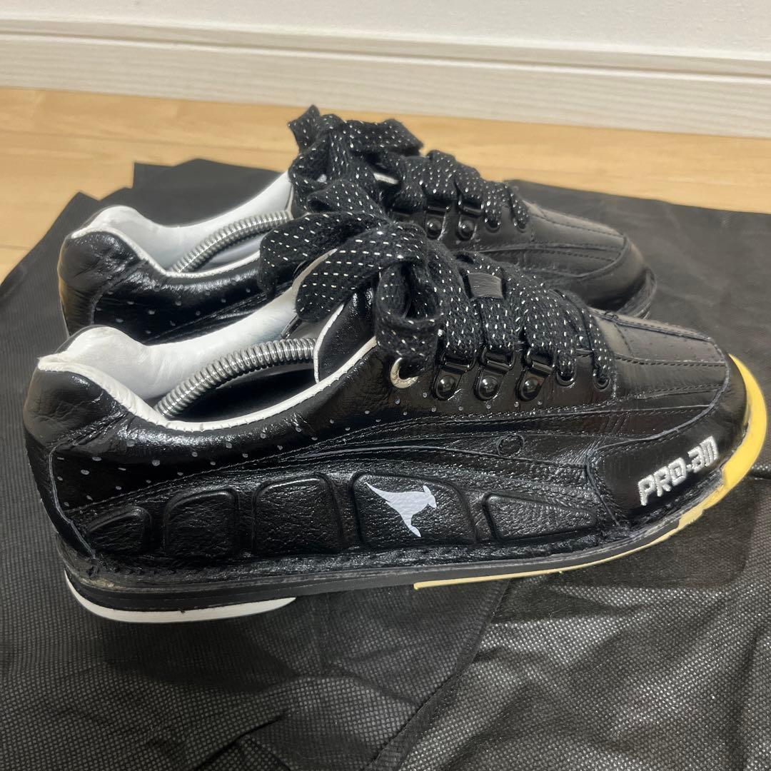 【3日間のお値下げ】PRO-AM ボウリングシューズ ブラック【27cm】