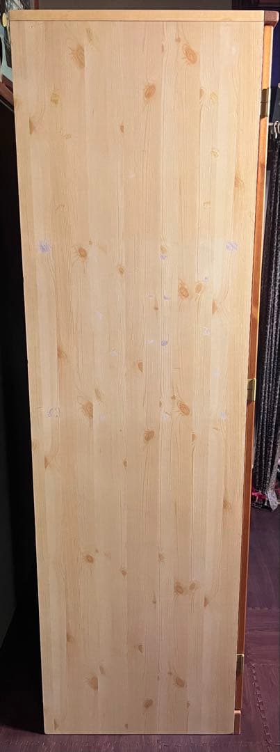 木製 クローゼット 2ドア ナチュラルウッド 洋服タンス 収納家具