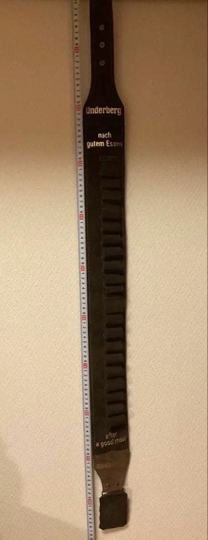 【非売品】Underberg ／ウンダーベルグ レザーガンベルト ディスプレイ用