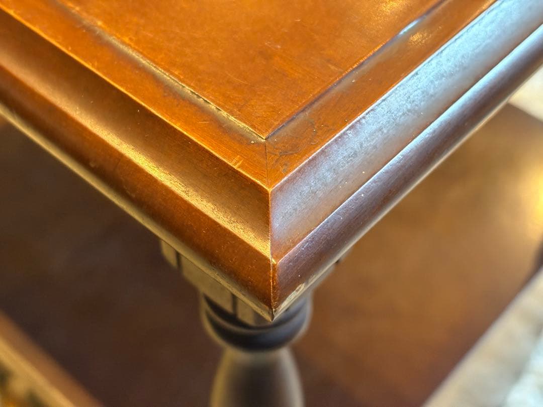 アンティーク ビンテージ 電話台 FAX台 キャビネット チェスト G