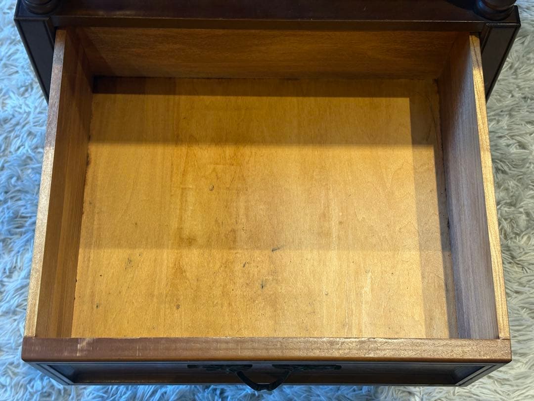 アンティーク ビンテージ 電話台 FAX台 キャビネット チェスト G