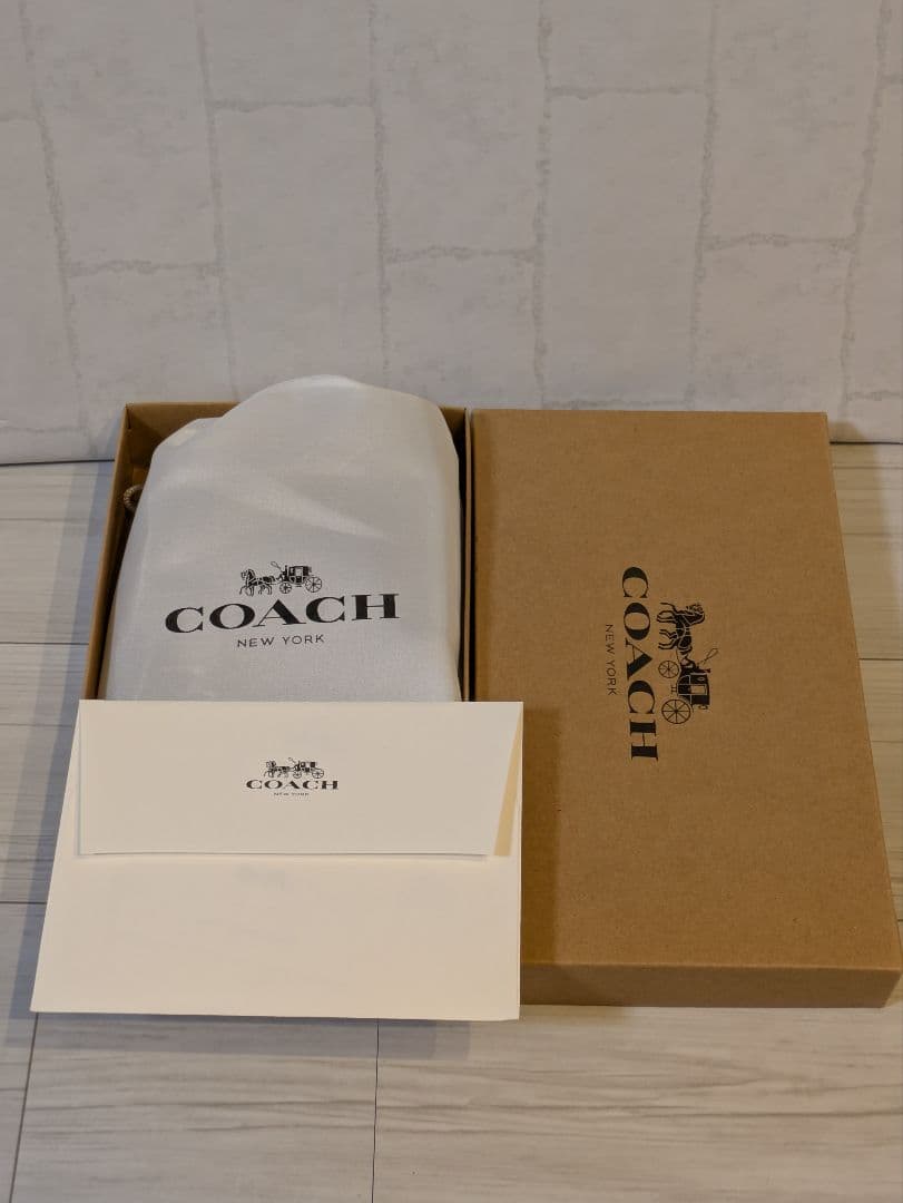 新品♥未使用 COACH C4452 IMAA8 長財布 ブラウン×ブラック