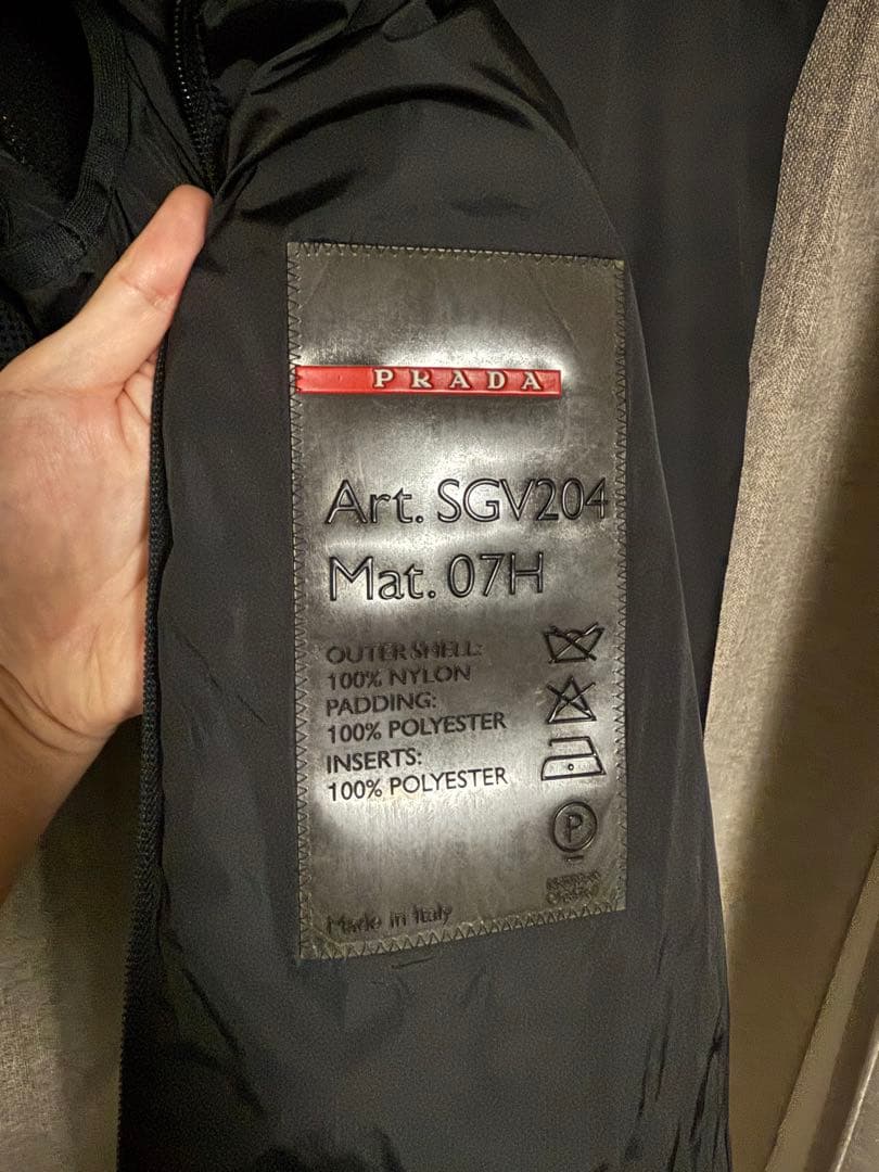 X*x様 PRADA SPORT ジップアップボンテージベスト FW1999 ア