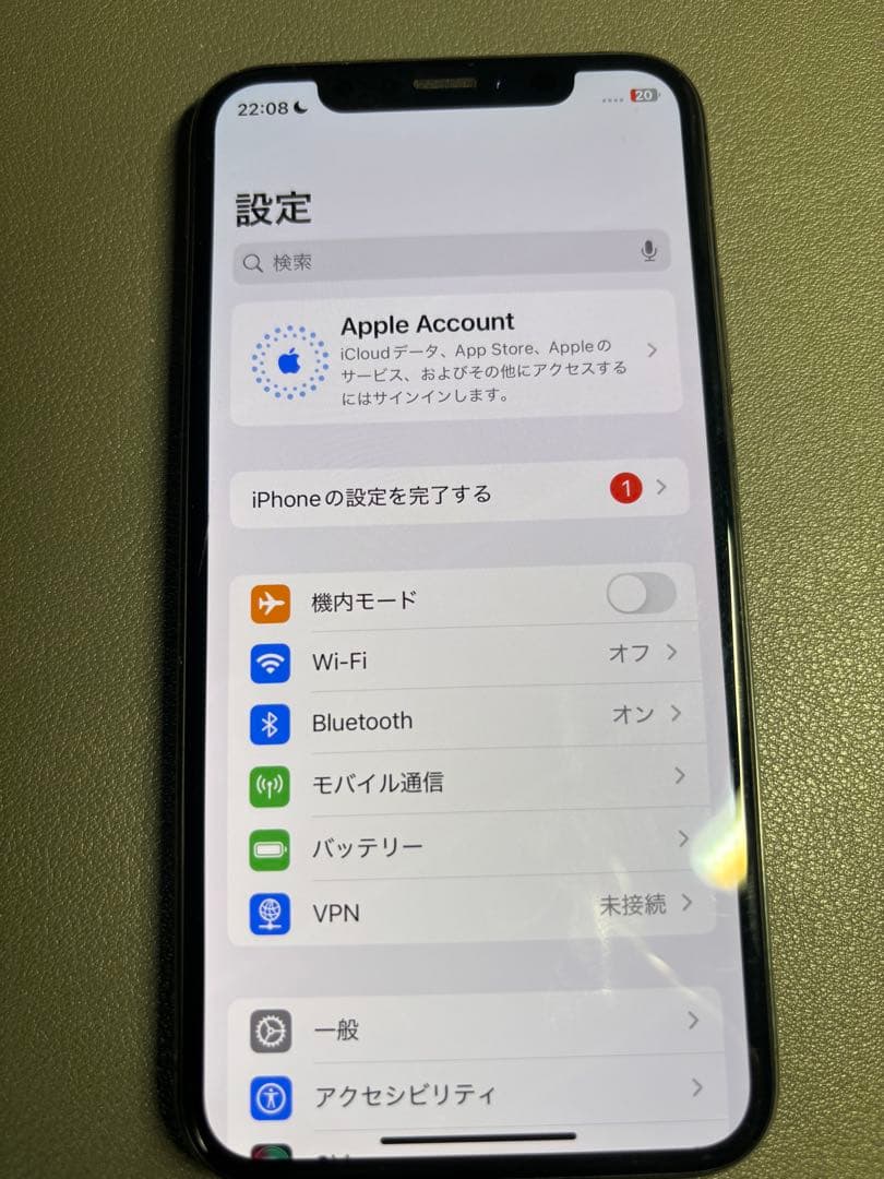 ジャンク　iPhone xs 256GB