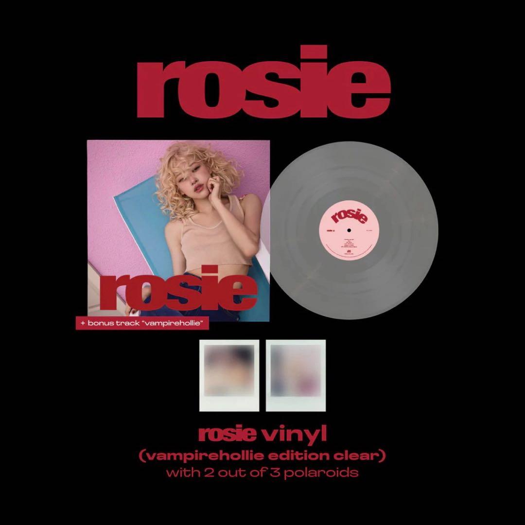 BLACKPINK ROSE ROSIE VINYL CLEAR LP レコード