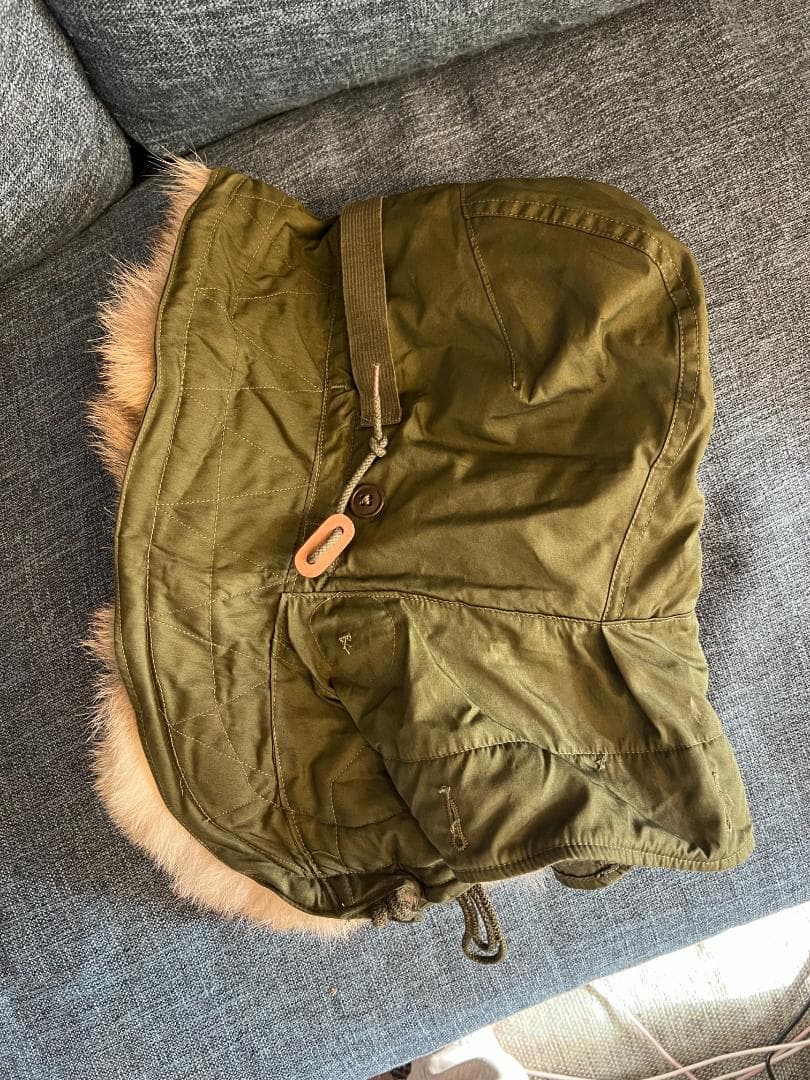 【希少】米軍実物 M51 M65 コヨーテファー フード 1952