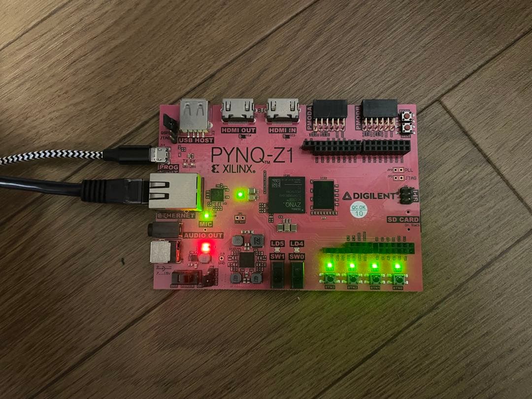 Xilinx PYNQ-Z1 ピンクボード FPGA開発ボード