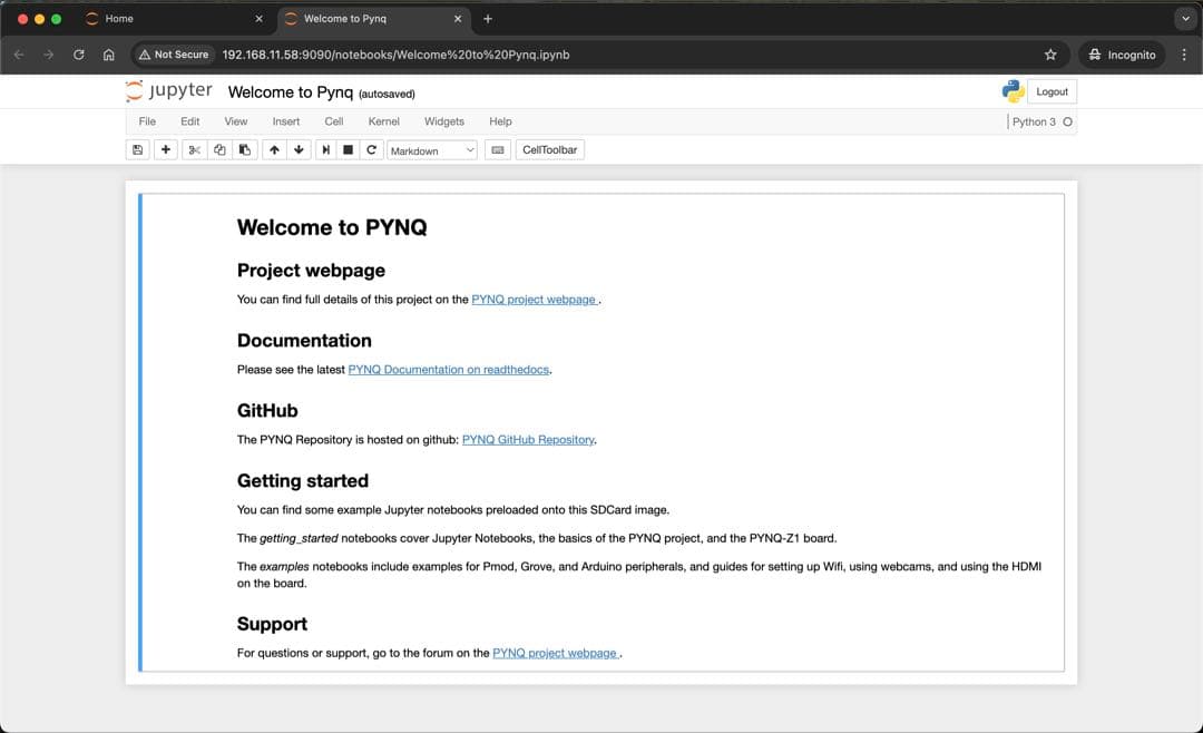 Xilinx PYNQ-Z1 ピンクボード FPGA開発ボード