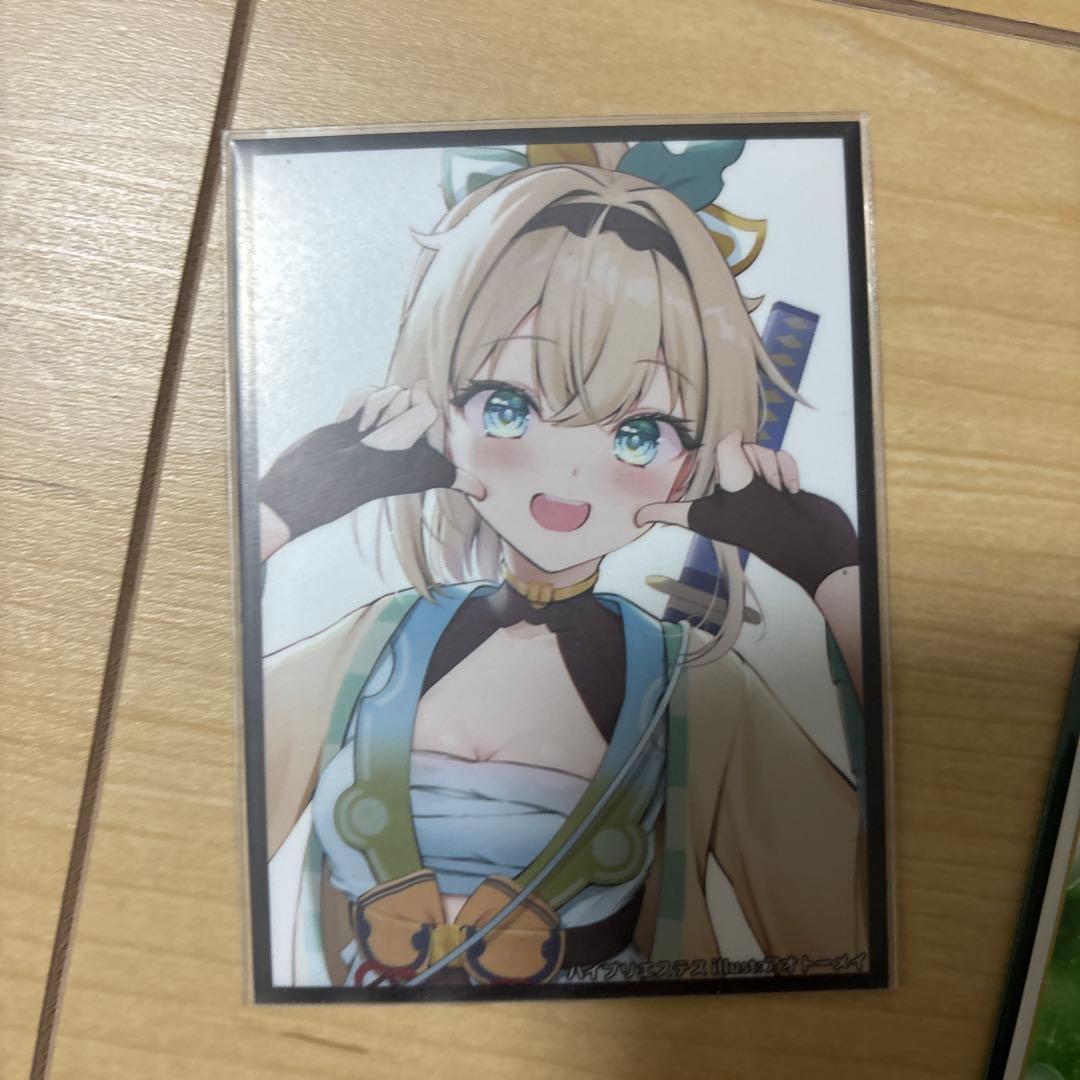 ホロライブカード　ホロカ　風間いろは　デッキ　スリーブ、エール付き　汎用妥協無し