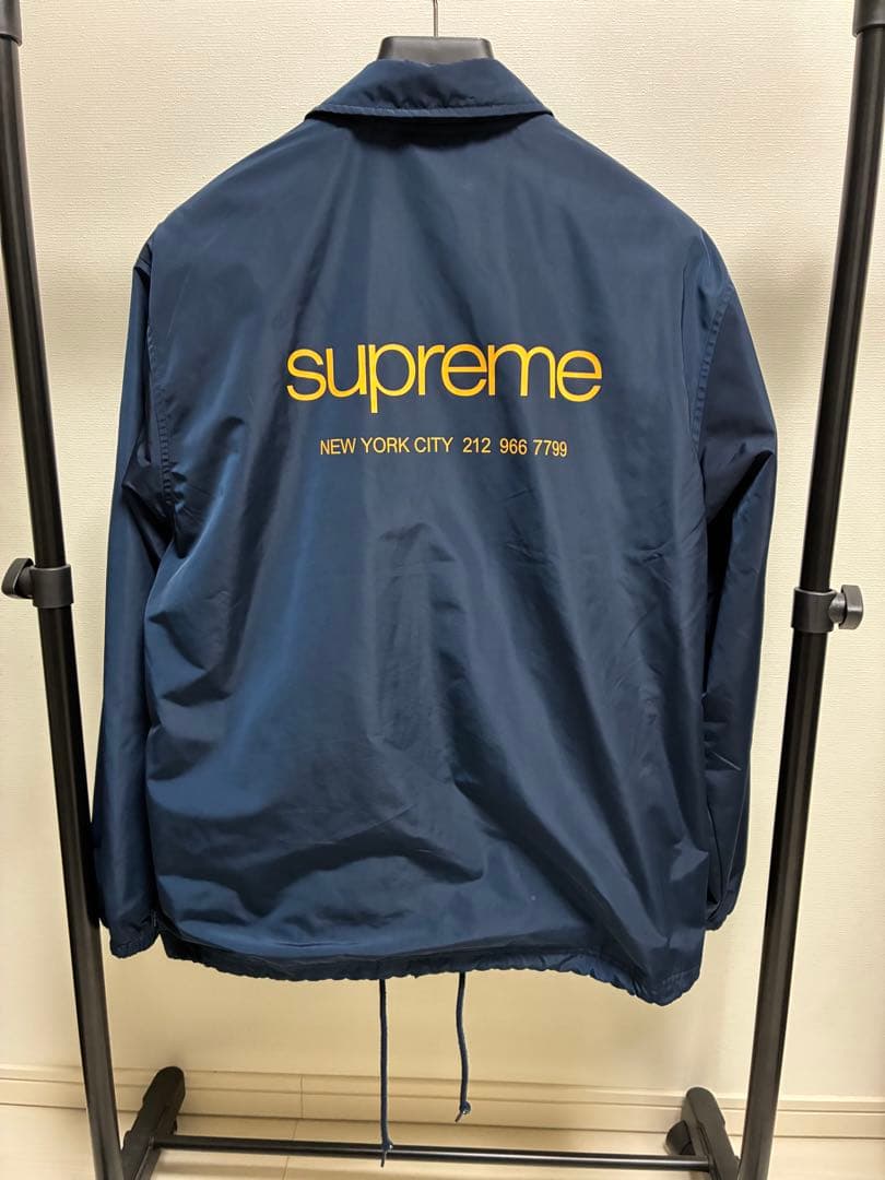 Supreme NYC Coaches Jacket ネイビー 紺M