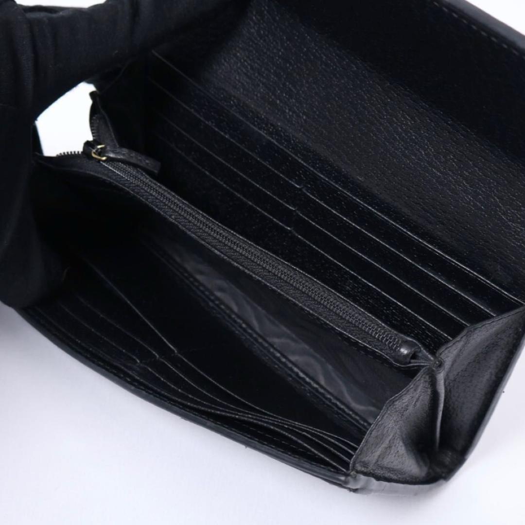【極美品】GUCCI オフィディア　コンチネンタル　長財布　黒