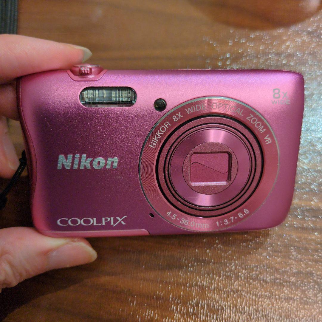 ハナ【動作確認済み】Nikon COOLPIX S3700 ピンク