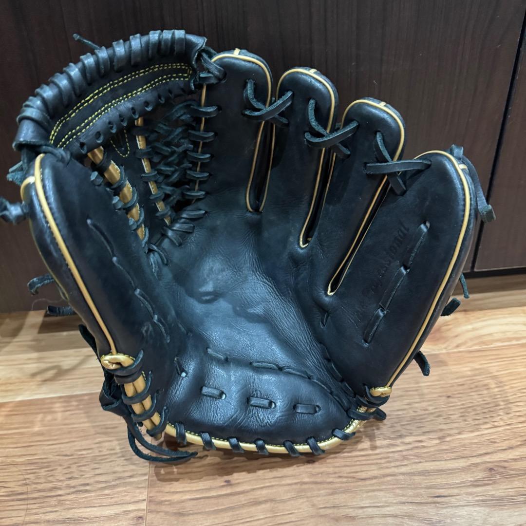 美品！　早い者勝ち！　湯もみ型付け済み　久保田スラッガー　軟式　内野手用