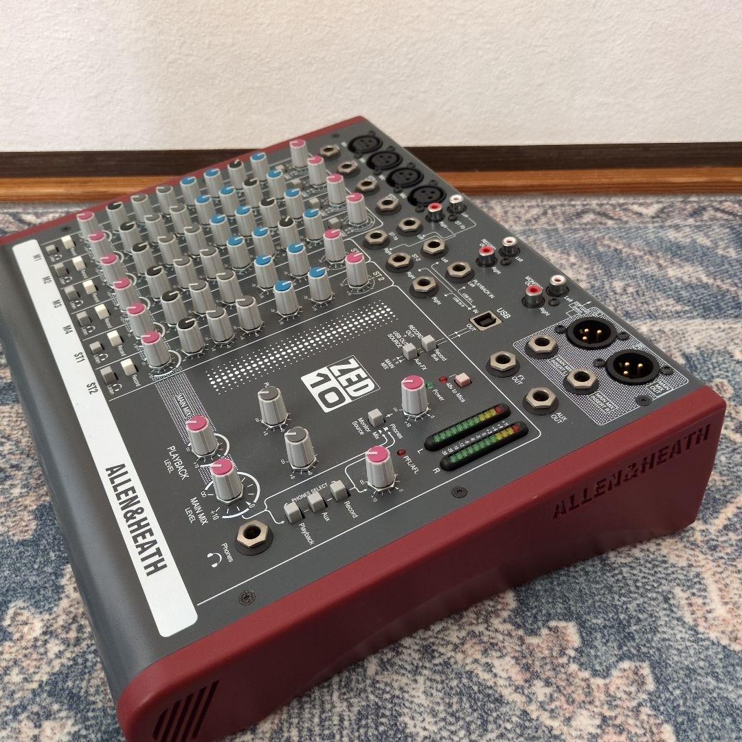 【美品】ALLEN & HEATH ZED-10 ミキサー 電源コード付き