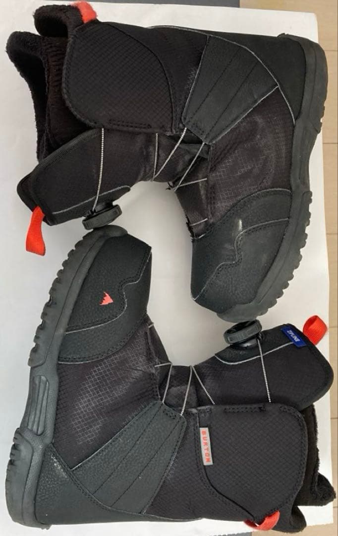 23cm ZIPLINE 子ども用スノーボードブーツ ブラック