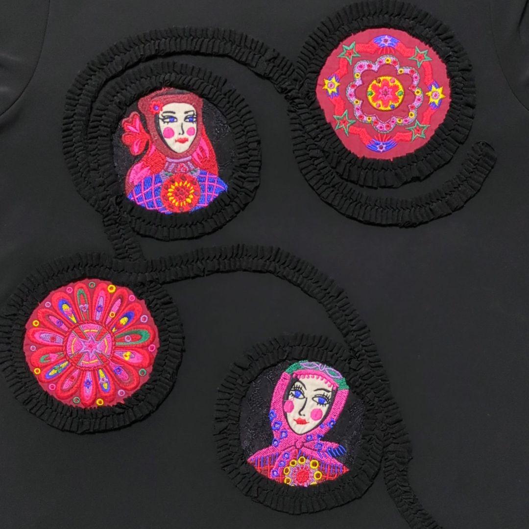 【専用】TOKUKO 1er VOL　チュニック　女性　お花　アップリケ　刺繍