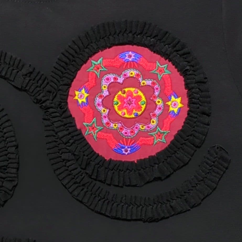 【専用】TOKUKO 1er VOL　チュニック　女性　お花　アップリケ　刺繍