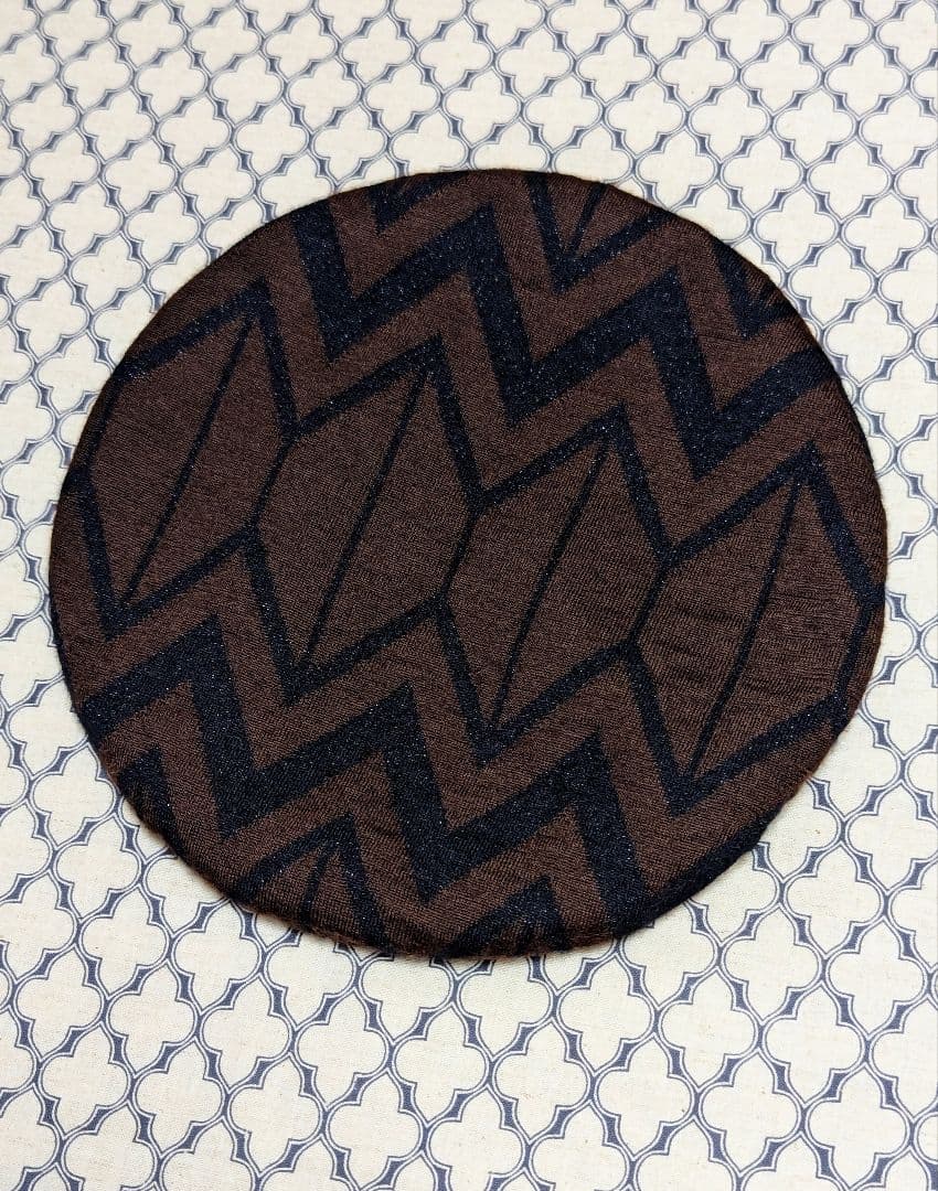 ルイヴィトン 帽子 ニットベレー 茶 黒 LOUIS VUITTON