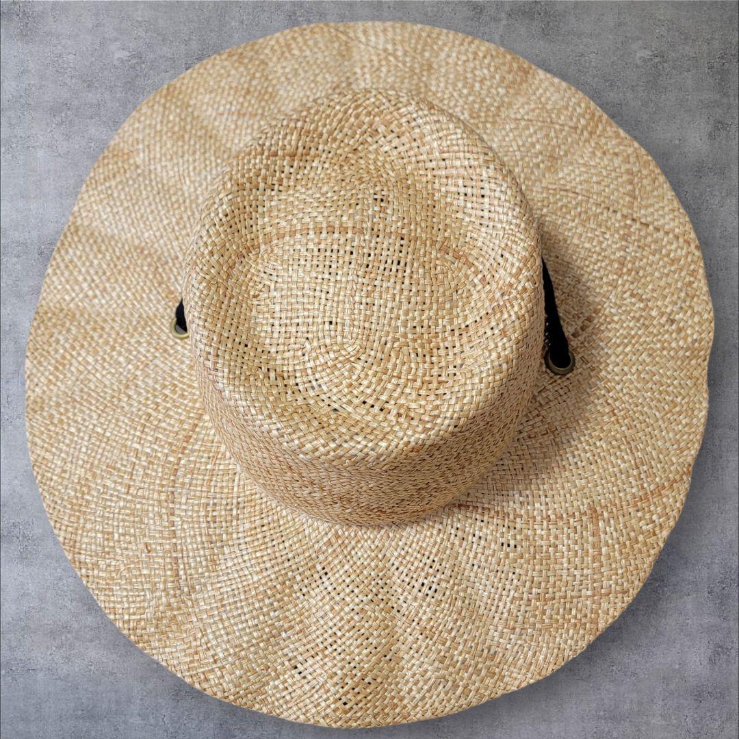 未使用 限定品 ラメゾンドリリス THE FAT HATTER 麦わら帽子 F