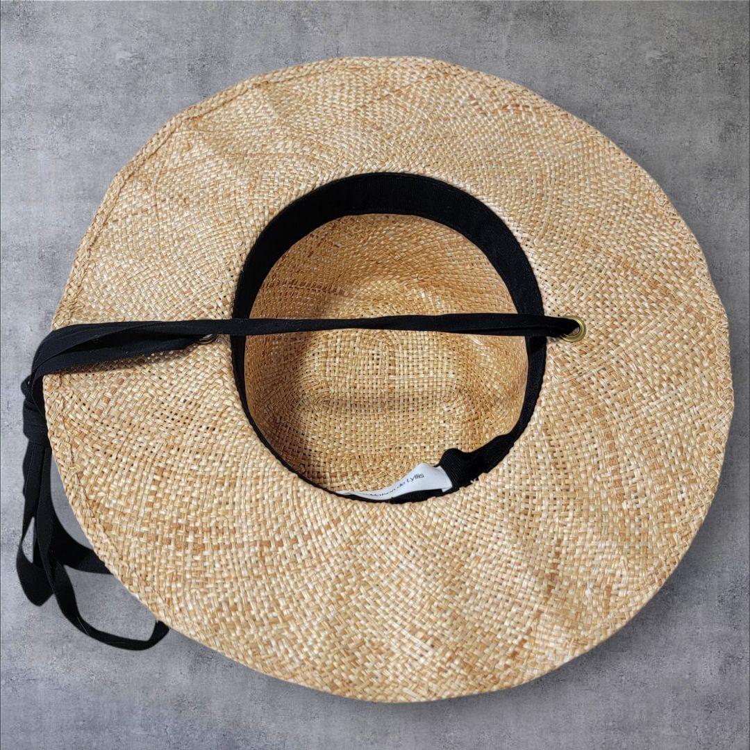 未使用 限定品 ラメゾンドリリス THE FAT HATTER 麦わら帽子 F