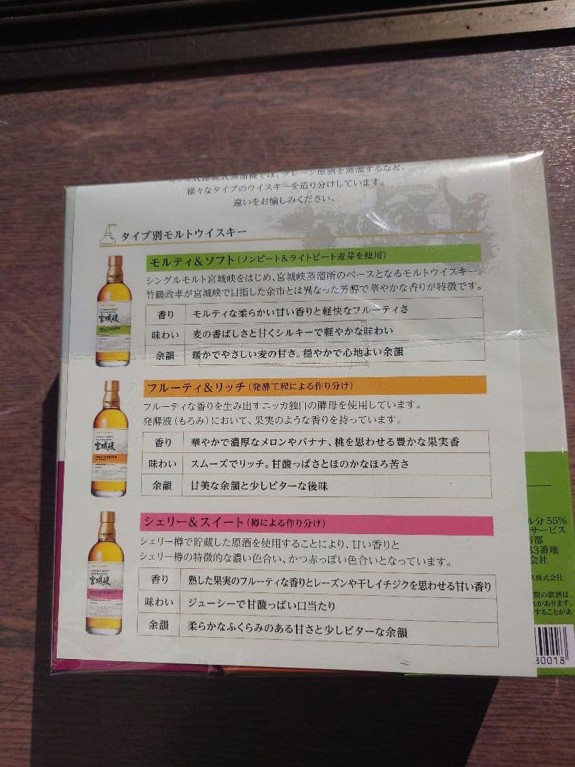 Nikka Whisky シングルモルト 3種セット
