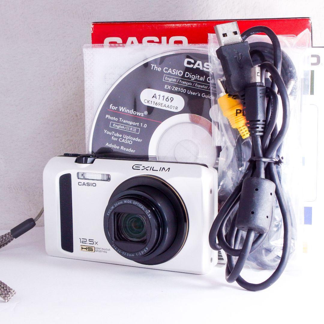 完動美品 試写有り CASIO EXILIM HS EX-ZR100