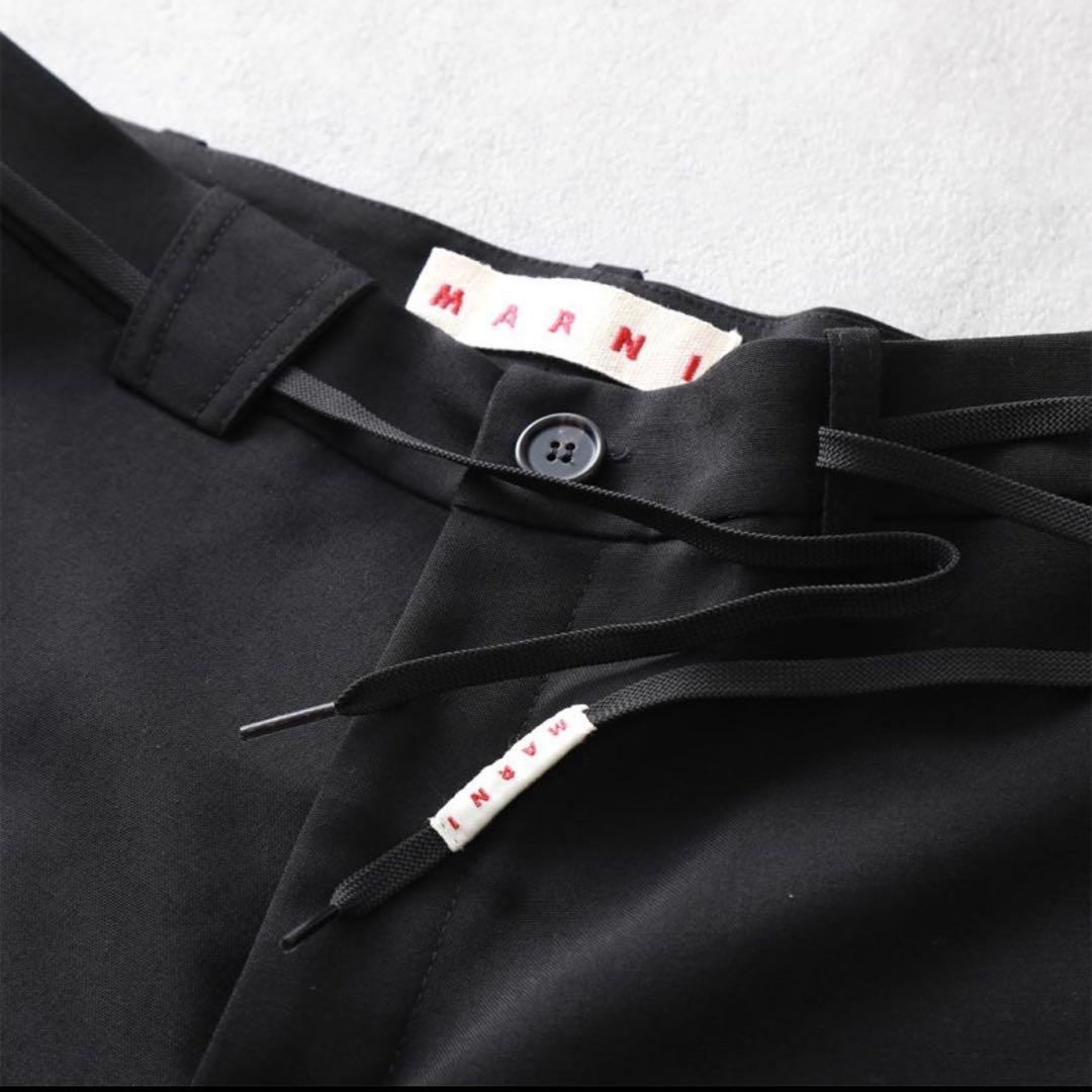 美品⭐︎定価12万マルニmarni24aw ウールスラックス　ストレートパンツ