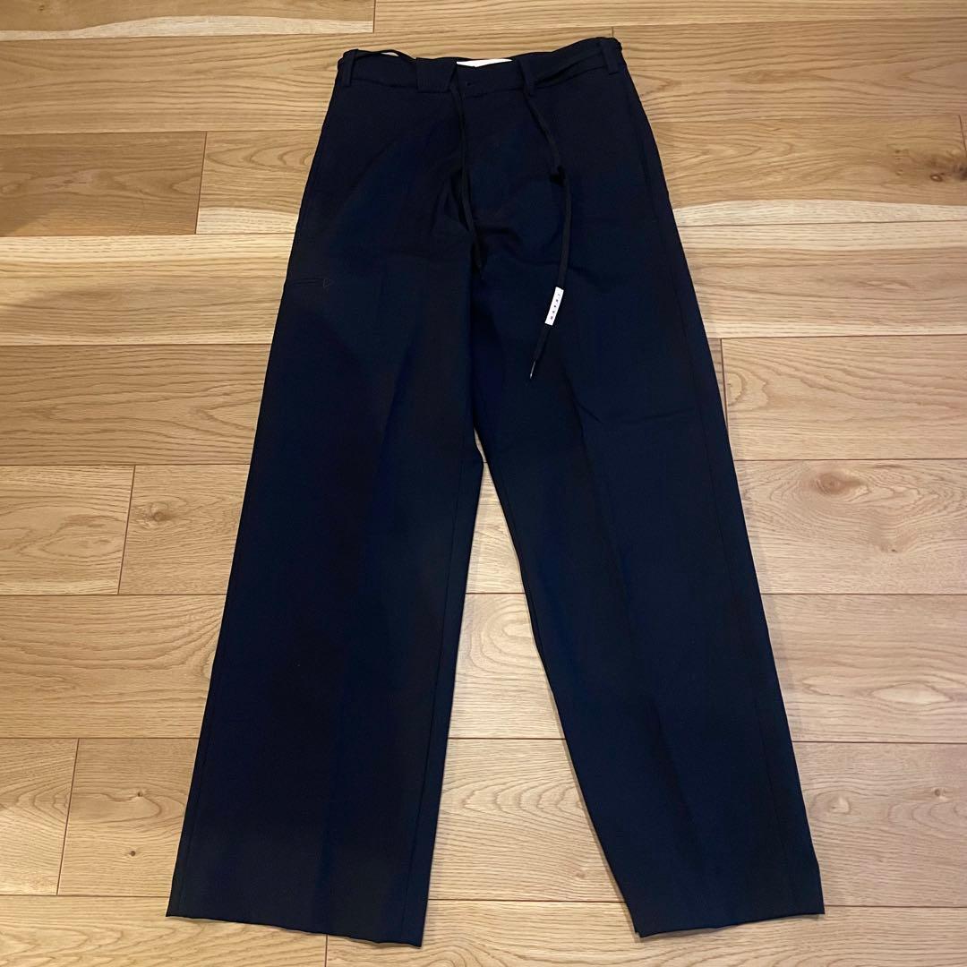 美品⭐︎定価12万マルニmarni24aw ウールスラックス　ストレートパンツ
