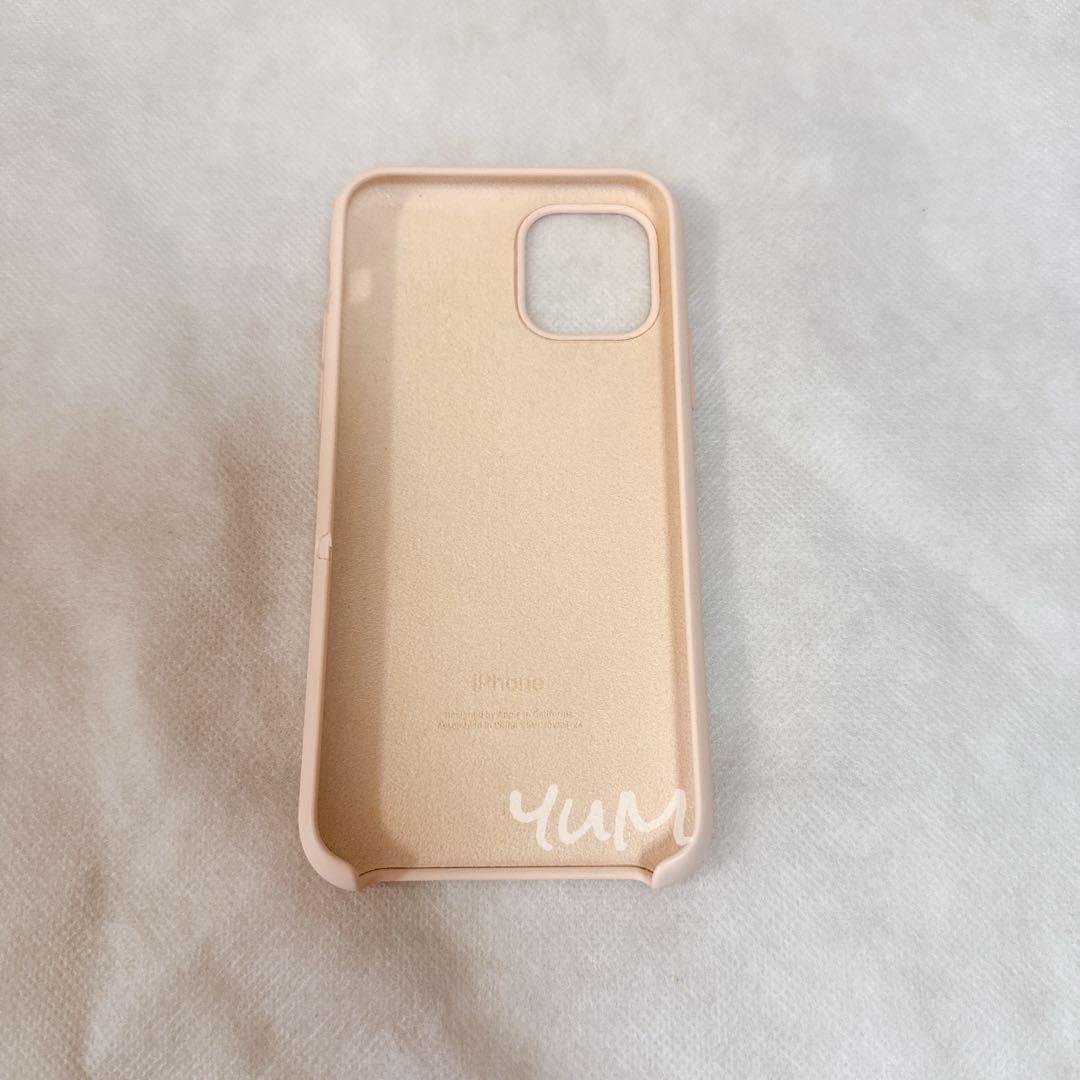 iPhone11pro iPhoneケース apple 純正 ピンク シリコン