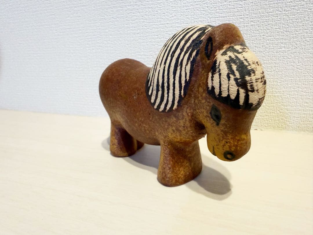 リサラーソン　ポニー　陶器　北欧