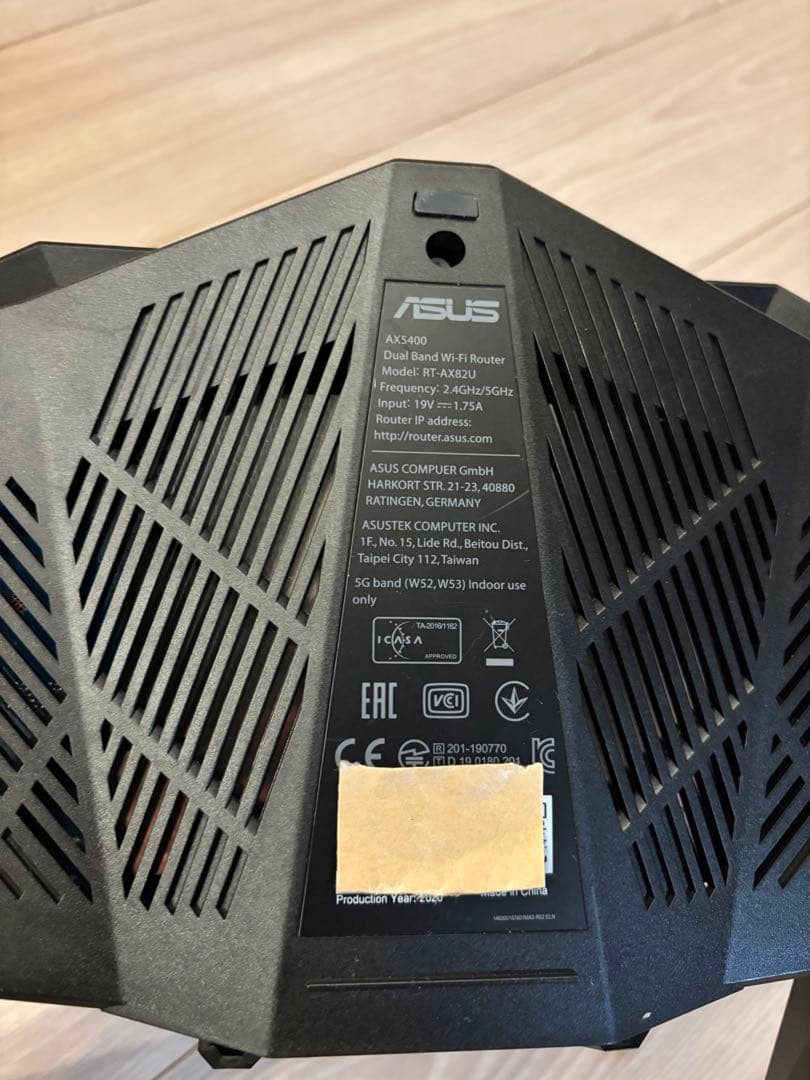 ルーター・ネットワーク機器 ASUS RT-AX82U Dual Band Wi-Fi Router